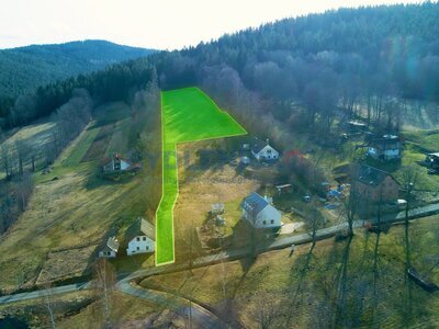 Prodej stavebního pozemku s okolními pozemky o celkové výměře 12 783 m2, Frantoly, Prachaticko