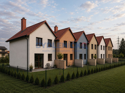 Prodej rodinného řadového domu 5+kk, 116 m2, Olešník, okres České Budějovice