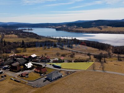 Prodej stavebního pozemku s krásným výhledem u jezera Lipno, 4291 m2, Pihlov-Pernek, Horní Planá