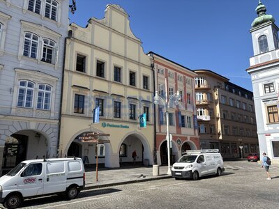Pronájem komerční prostor s krásným výhledem, 30,55 m2, nám. Přemysla Otakara II., České Budějovice