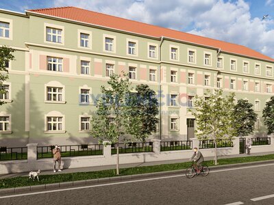 Prodej projektu Art Deco Living se stavebním povolením na rekonstrukci 40 BJ, Pražská ulice, Písek
