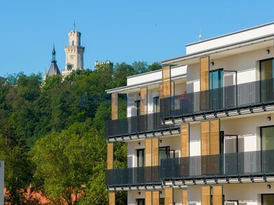 Prodej prémiového bytu 1+kk s balkónem v malebném jihočeském městečku Hluboká nad Vltavou