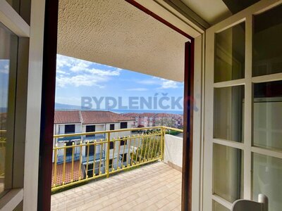 Prodej apartmánu s balkonem s výhledem na moře, město Scalea, region Calabrie, Itálie